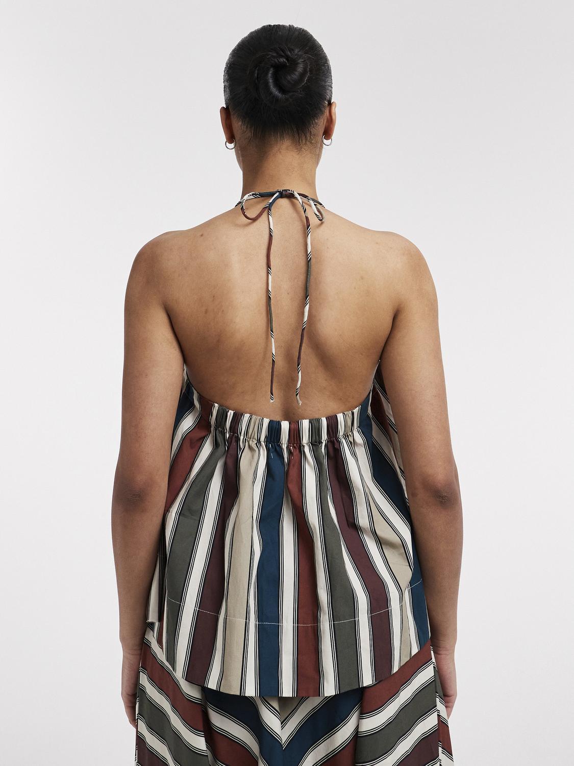 TSCAMI PRINTED HALTER TOP
